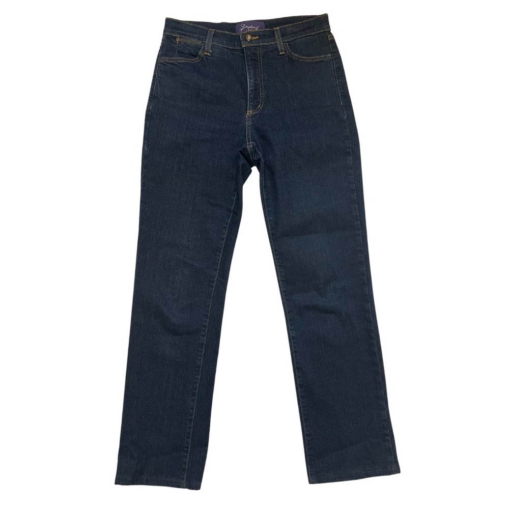 NYDJ Not Your Daughter's Jeans Women's Size 6 Dark Wash Straight Leg Denim USA